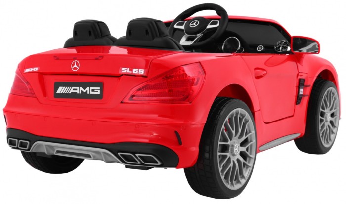 Mercedes AMG SL65 dla dzieci Czerwony + Pilot + Bagażnik + Regulacja siedzenia + MP3 LED + Wolny Start-6 7005 
