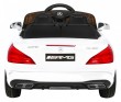 Mercedes Benz AMG SL65 S elektryczny dla dzieci Biały + Pilot-6 7011 