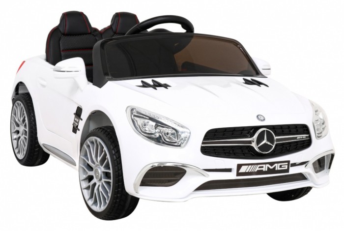 Mercedes Benz AMG SL65 S elektryczny dla dzieci Biały + Pilot-10 7011 