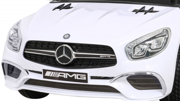 Mercedes Benz AMG SL65 S elektryczny dla dzieci Biały + Pilot-12 7011 