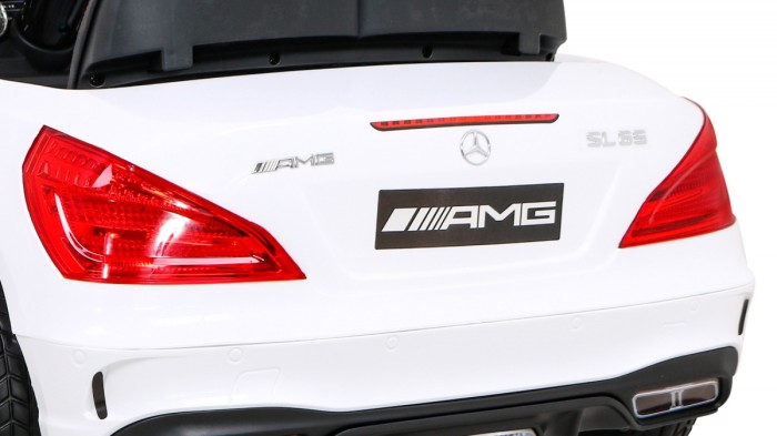 Mercedes Benz AMG SL65 S elektryczny dla dzieci Biały + Pilot-13 7011 