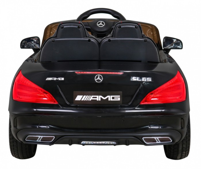 Mercedes Benz AMG SL65 S elektryczny dla dzieci Czarny + Pilot + Audio LED + Ekoskóra + EVA + Wolny Start-6 7012 
