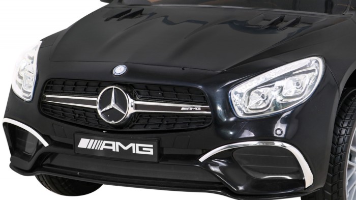 Mercedes Benz AMG SL65 S elektryczny dla dzieci Czarny + Pilot + Audio LED + Ekoskóra + EVA + Wolny Start-12 7012 