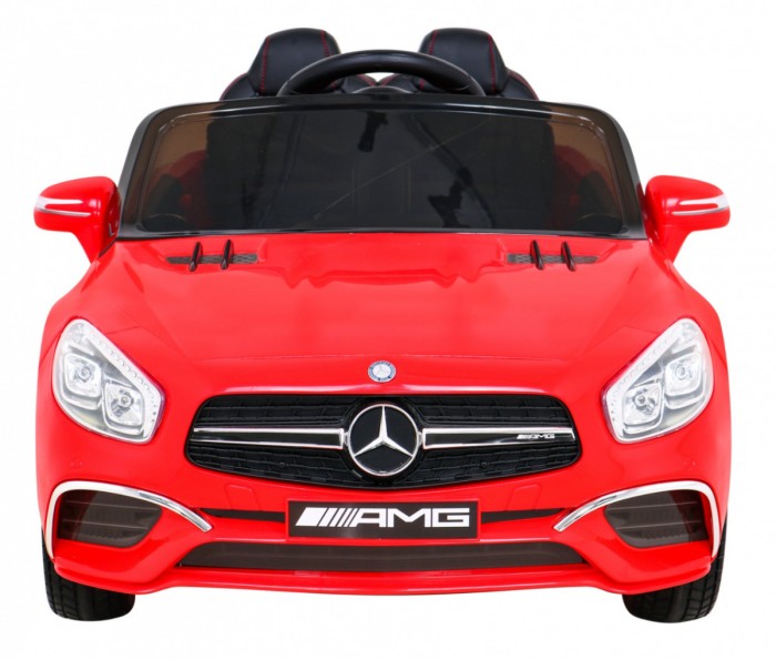 Mercedes Benz AMG SL65 S elektryczny dla dzieci Czerwony + Pilot + Audio LED + Ekoskóra + EVA + Wolny Start-3 7013 