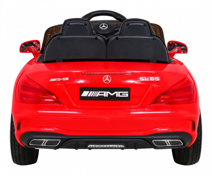 Mercedes Benz AMG SL65 S elektryczny dla dzieci Czerwony + Pilot + Audio LED + Ekoskóra + EVA + Wolny Start-6 7013 