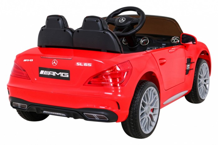 Mercedes Benz AMG SL65 S elektryczny dla dzieci Czerwony + Pilot + Audio LED + Ekoskóra + EVA + Wolny Start-9 7013 