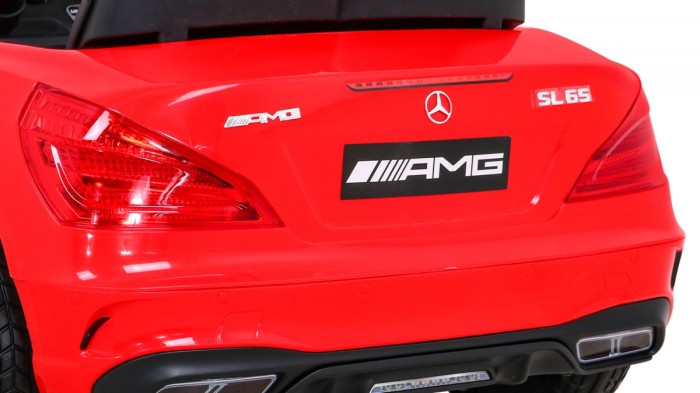 Mercedes Benz AMG SL65 S elektryczny dla dzieci Czerwony + Pilot + Audio LED + Ekoskóra + EVA + Wolny Start-13 7013 