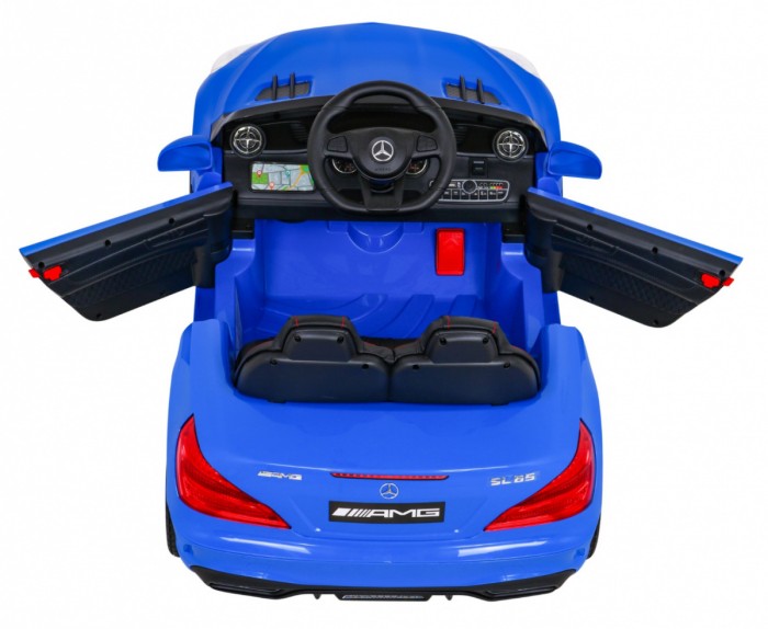 Mercedes Benz AMG SL65 S elektryczny dla dzieci Niebieski + Pilot + Audio LED + Ekoskóra + EVA + Wolny Start-7 7014 