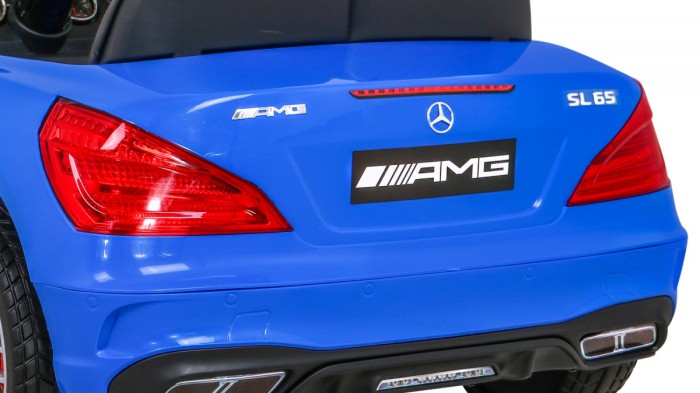 Mercedes Benz AMG SL65 S elektryczny dla dzieci Niebieski + Pilot + Audio LED + Ekoskóra + EVA + Wolny Start-12 7014 