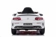 Mercedes Benz C63 AMG dla dzieci Biały + Pilot + 5-pkt pasy + EVA + Bagażnik + MP3 LED-15 7015 