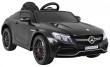 Mercedes Benz C63 AMG dla dzieci Czarny + Pilot + 5-pkt pasy + EVA + Bagażnik + MP3 LED-9 7016 