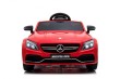Mercedes Benz C63 AMG dla dzieci Czerwony + Pilot + 5-pkt pasy + EVA + Bagażnik + MP3 LED-13 7017 