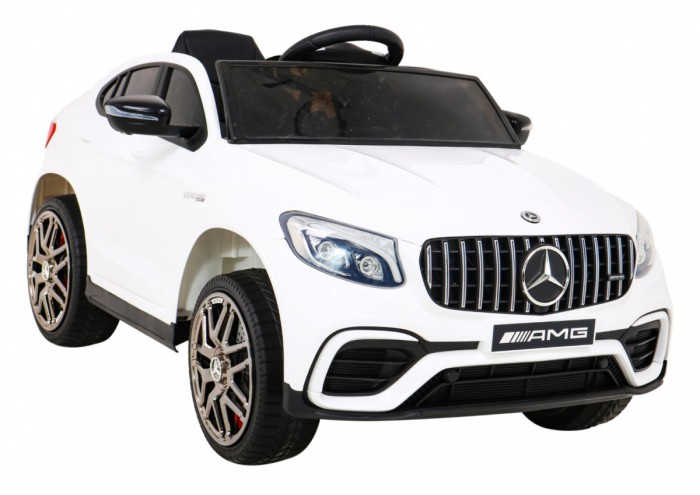 Mercedes Benz GLC63S dla dzieci, Biały SUV + Pilot + Napęd 4x4-11 7021 