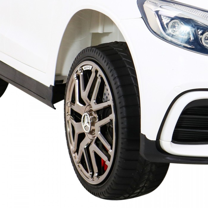 Mercedes Benz GLC63S dla dzieci, Biały SUV + Pilot + Napęd 4x4-14 7021 