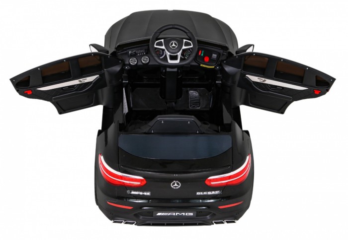 Mercedes Benz GLC63S dla dzieci Czarny Suv + Pilot + Napęd 4x4-7 7022 