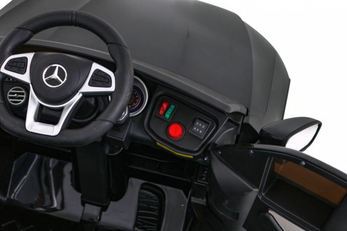 Mercedes Benz GLC63S dla dzieci Czarny Suv + Pilot + Napęd 4x4-9 7022 