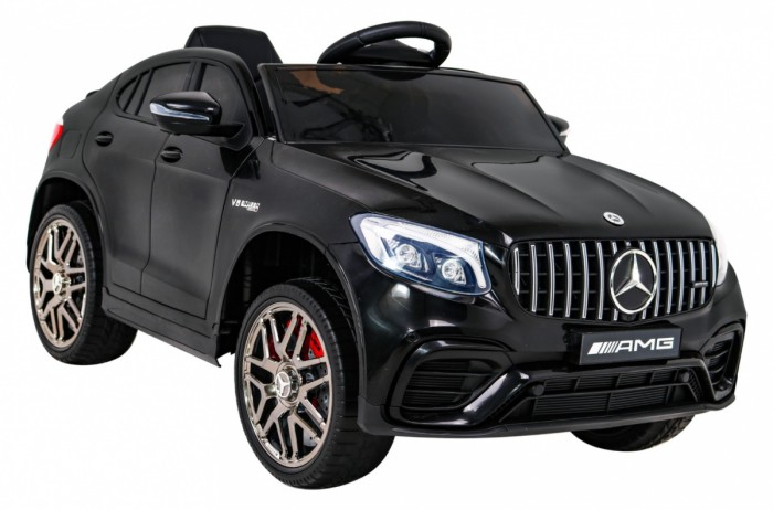 Mercedes Benz GLC63S dla dzieci Czarny Suv + Pilot + Napęd 4x4-11 7022 