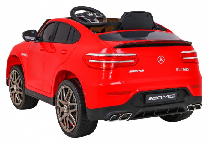 Mercedes Benz GLC63S dla dzieci Czerwony SUV + Pilot-5 7023 