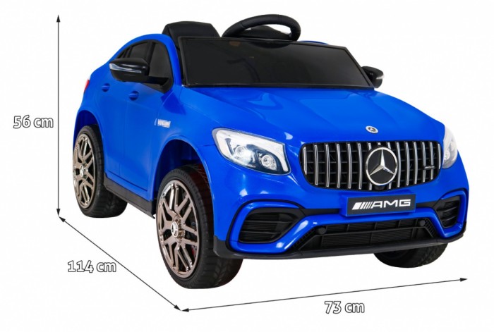Mercedes Benz GLC63S dla dzieci Niebieski SUV z pilotem-2 7024 