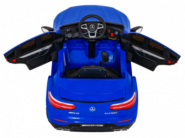 Mercedes Benz GLC63S dla dzieci Niebieski SUV z pilotem-7 7024 
