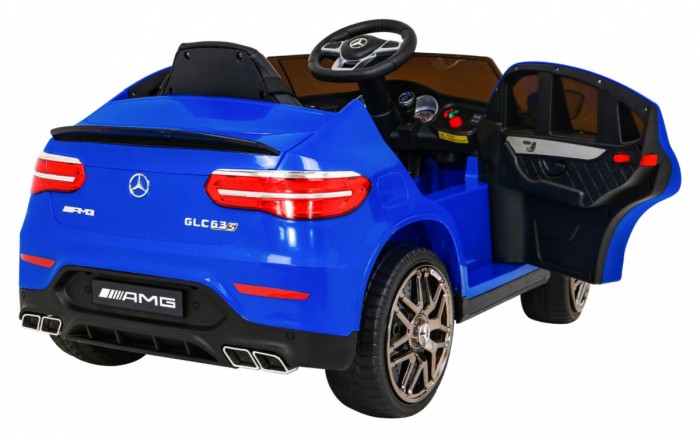 Mercedes Benz GLC63S dla dzieci Niebieski SUV z pilotem-8 7024 
