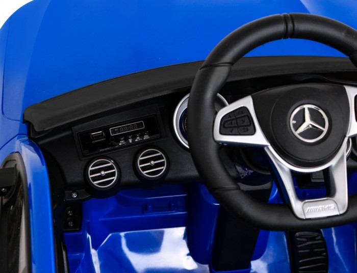Mercedes Benz GLC63S dla dzieci Niebieski SUV z pilotem-10 7024 