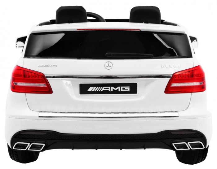 Auto na akumulator Mercedes AMG GLS63 dla dzieci Biały + Lakierowany + 4x4 + Nawiew powietrza-2 7025 