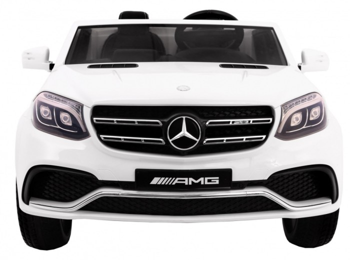 Auto na akumulator Mercedes AMG GLS63 dla dzieci Biały + Lakierowany + 4x4 + Nawiew powietrza-7 7025 