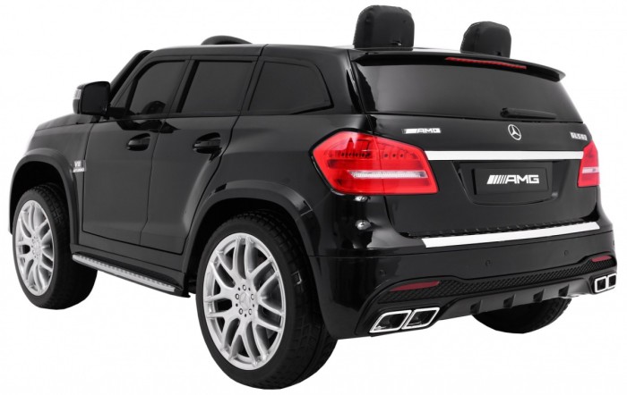 Auto na akumulator Mercedes AMG GLS63 dla dzieci Czarny + Lakierowany + 4x4 + Nawiew powietrza-3 7026 