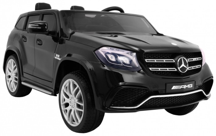 Auto na akumulator Mercedes AMG GLS63 dla dzieci Czarny + Lakierowany + 4x4 + Nawiew powietrza-8 7026 