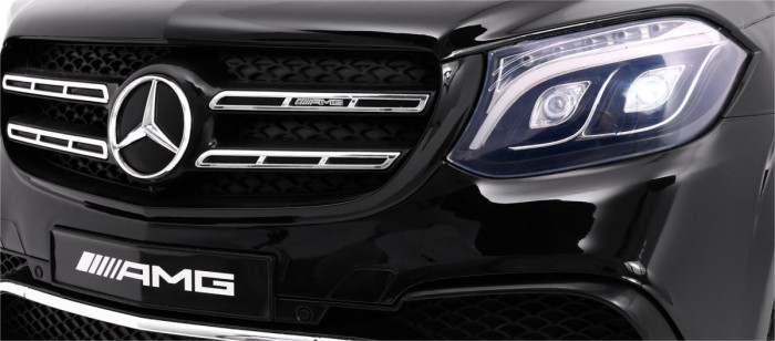 Auto na akumulator Mercedes AMG GLS63 dla dzieci Czarny + Lakierowany + 4x4 + Nawiew powietrza-9 7026 