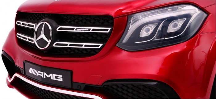 Auto na akumulator Mercedes AMG GLS63 dla dzieci Czerwony SUV + Lakierowany + 4x4-3 7027 