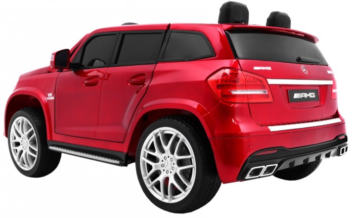 Auto na akumulator Mercedes AMG GLS63 dla dzieci Czerwony SUV + Lakierowany + 4x4-4 7027 