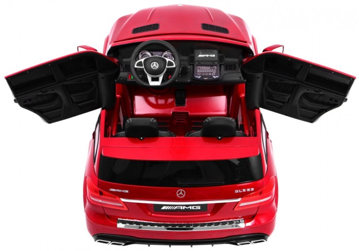 Auto na akumulator Mercedes AMG GLS63 dla dzieci Czerwony SUV + Lakierowany + 4x4-6 7027 
