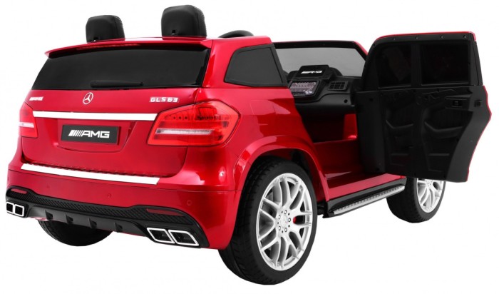 Auto na akumulator Mercedes AMG GLS63 dla dzieci Czerwony SUV + Lakierowany + 4x4-7 7027 
