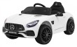 Mercedes Benz GT na akumulator dla dzieci Biały + Pilot + Wolny Start + MP3 LED-1 7028 