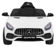 Mercedes Benz GT na akumulator dla dzieci Biały + Pilot + Wolny Start + MP3 LED-3 7028 