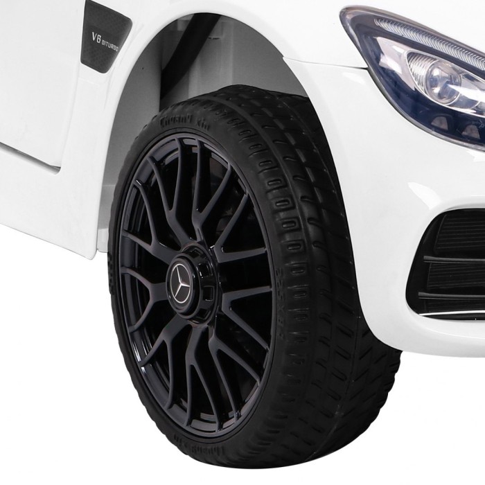 Mercedes Benz GT na akumulator dla dzieci Biały + Pilot + Wolny Start + MP3 LED-13 7028 