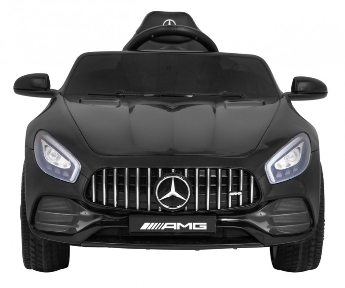 Mercedes Benz GT na akumulator dla dzieci Czarny + Pilot + Wolny Start + MP3 LED-3 7029 