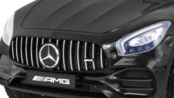 Mercedes Benz GT na akumulator dla dzieci Czarny + Pilot + Wolny Start + MP3 LED-9 7029 