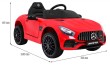 Mercedes Benz GT na akumulator dla dzieci Czerwony + Pilot + Wolny Start + MP3 LED-2 7030 