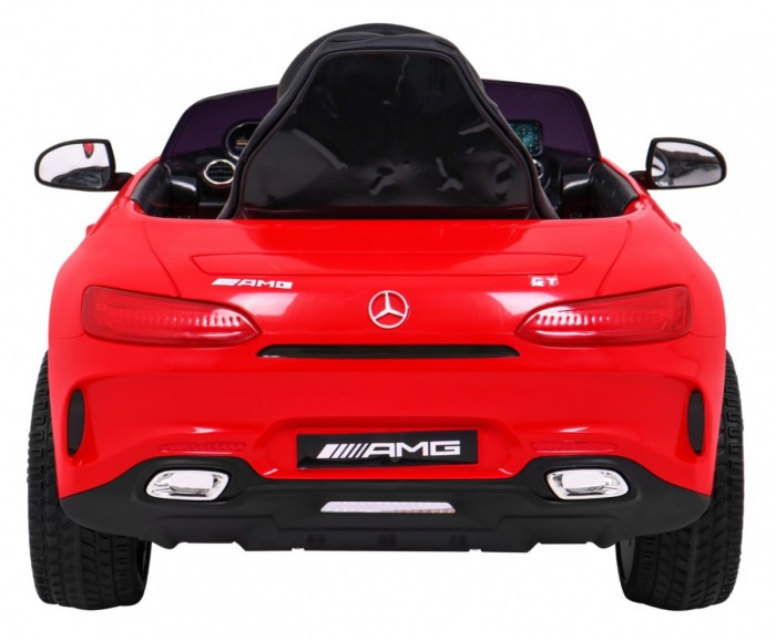 Mercedes Benz GT na akumulator dla dzieci Czerwony + Pilot + Wolny Start + MP3 LED-4 7030 