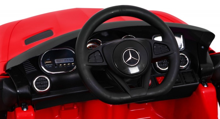 Mercedes Benz GT na akumulator dla dzieci Czerwony + Pilot + Wolny Start + MP3 LED-5 7030 