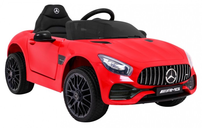 Mercedes Benz GT na akumulator dla dzieci Czerwony + Pilot + Wolny Start + MP3 LED-6 7030 