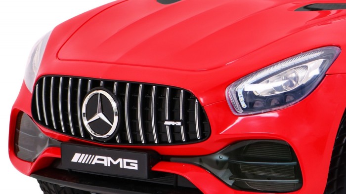 Mercedes Benz GT na akumulator dla dzieci Czerwony + Pilot + Wolny Start + MP3 LED-7 7030 