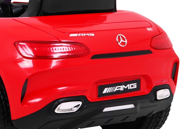 Mercedes Benz GT na akumulator dla dzieci Czerwony + Pilot + Wolny Start + MP3 LED-8 7030 