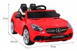Mercedes Benz SLC300 Auto na akumulator dla dzieci Czerwony + Dźwięki MP3 Światła + Pilot + Wolny Start-2 7036 