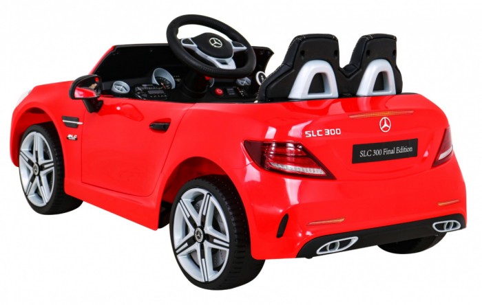 Mercedes Benz SLC300 Auto na akumulator dla dzieci Czerwony + Dźwięki MP3 Światła + Pilot + Wolny Start-5 7036 