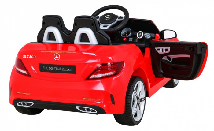 Mercedes Benz SLC300 Auto na akumulator dla dzieci Czerwony + Dźwięki MP3 Światła + Pilot + Wolny Start-9 7036 
