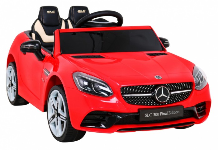 Mercedes Benz SLC300 Auto na akumulator dla dzieci Czerwony + Dźwięki MP3 Światła + Pilot + Wolny Start-10 7036 